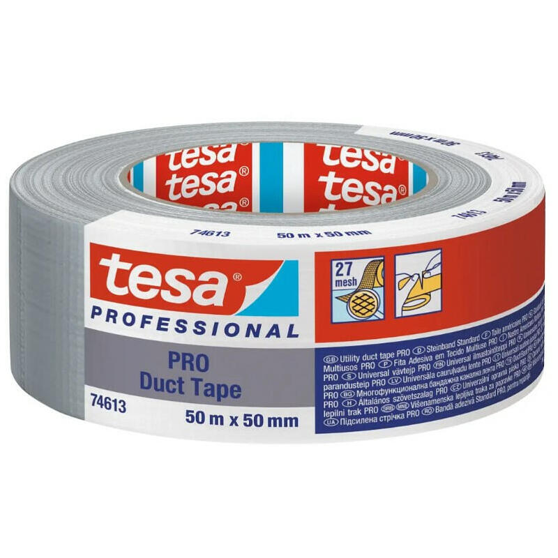 Tesa Pro 74613 Duct Tape Plateado
