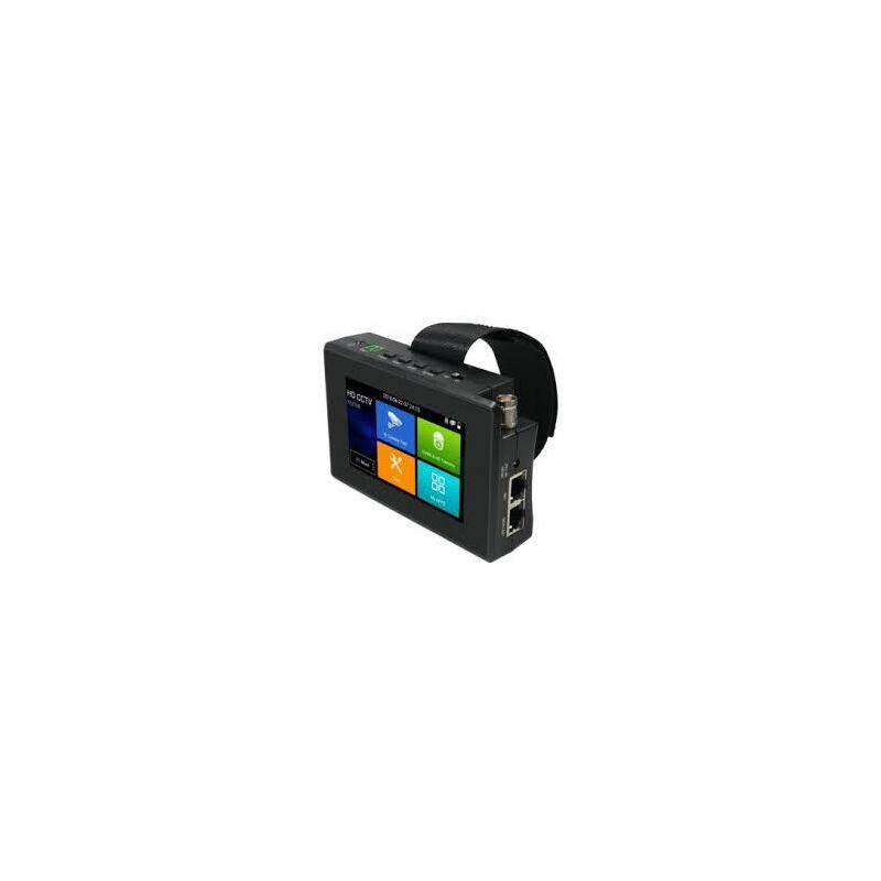 Tester Cctv De 4" De Muñeca Para Cámaras Ip, Hdtvi, Hdcvi, Ahd, Cvbs. Poe, Wifi