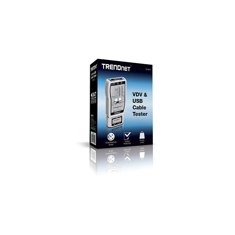 Tester Trendnet Tc-Nt3 Para Rj11-Rj12-Rj45-Usb