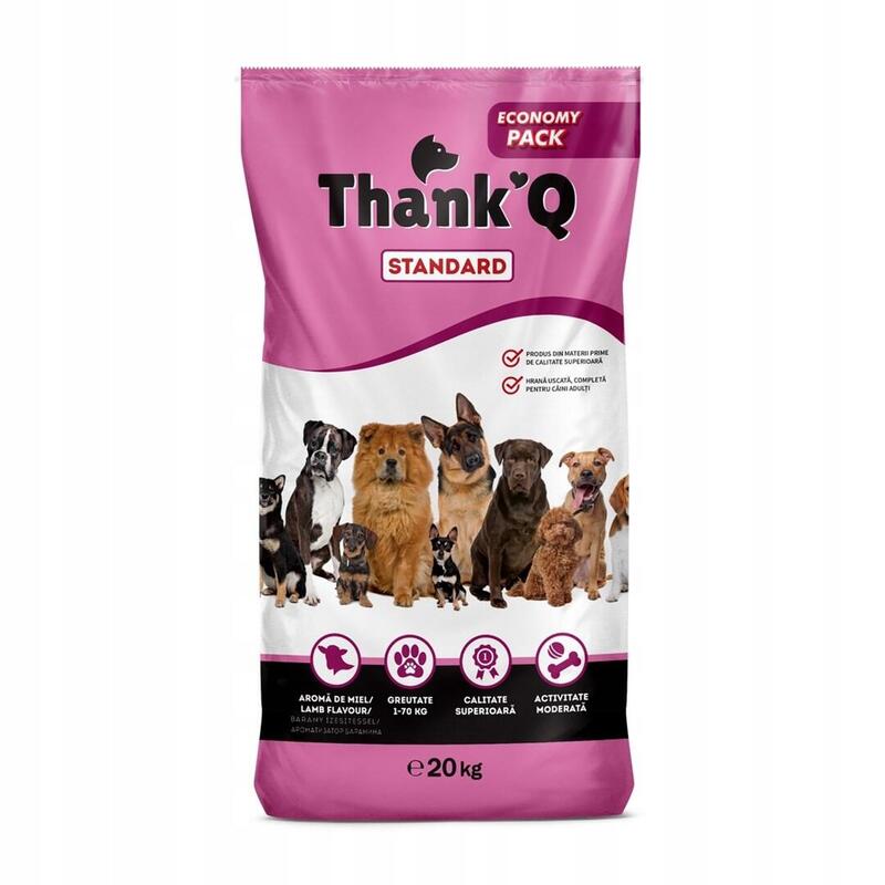 Thank"Q Standard Karma Para Perro, Jagniecina 20kg
