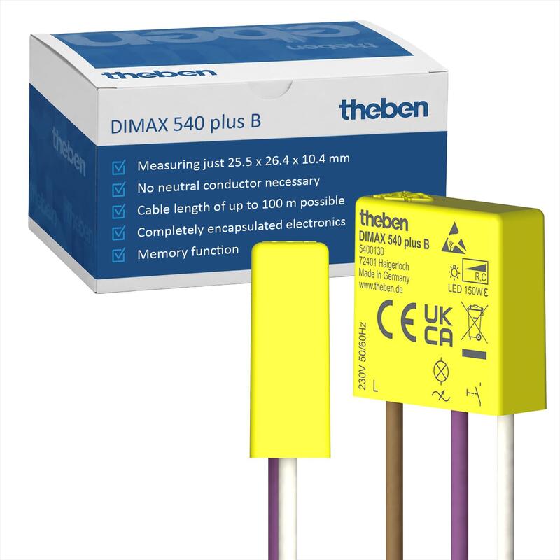 The Dimax 540 Plus B Up-Dimmer Para Glüh- Halogen- Y Led Lámparas