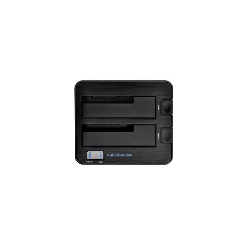 Thermaltake Blacx Duet 5g Docking Station 2.5"/3.5" Hdd Usb 3.0 Negro (St0022e) (4560167554724)