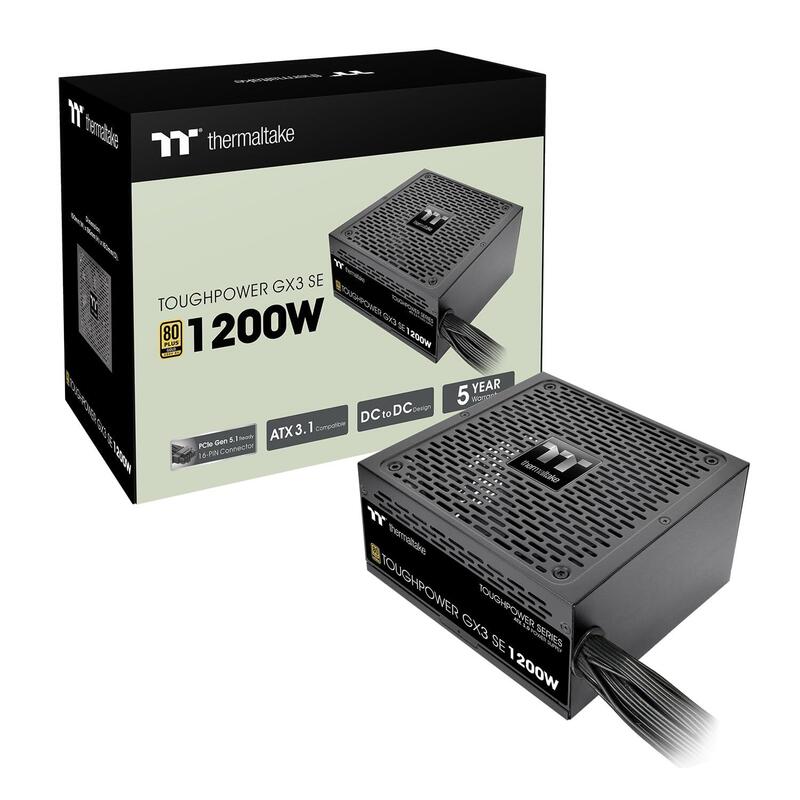 Thermaltake Toughpower Gx3 Se 1000w (Negro, 1x 12-Pin High Power Gpu, 4x Pcie, 1000 Watt) Ps-Tpd-1000nnsage-3
