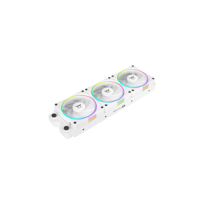 Thermaltake Ts 120 Ex Rgb, Ventilador De Caja Blanco, Paquete De 3, 120 Mm Cl-F207-Pl12sw-A