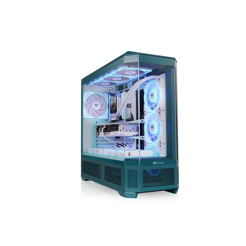Thermaltake View 600 Tg Transformative Teal (Azulverde, Tempered Glass) Ca-11h-00ftwn-00