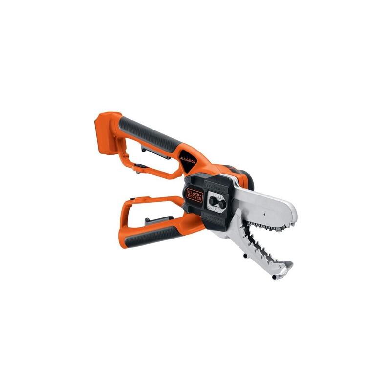 Tijeras De Podar Inalámbricas Black+Decker Gkc1000lb, 18 Voltios, Sierra De Podar Naranja/Negra, Sin Batería Ni Cargador Gkc1000lb-Xj