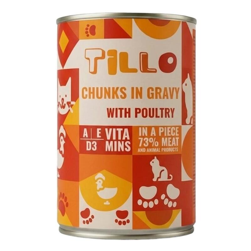Tillo Chunks In Gravy Poultry - Comida Húmeda Para Gatos - 415g