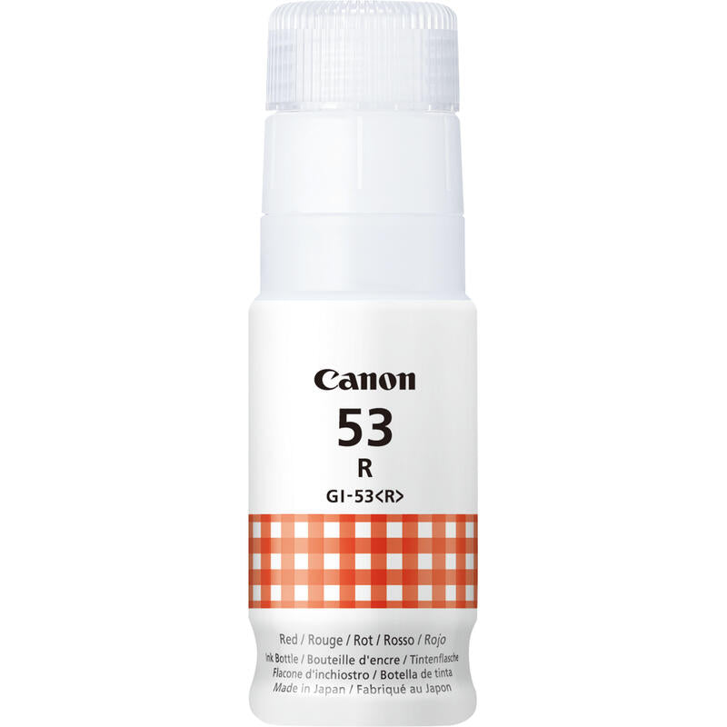Tinta Canon Gi-53r Pixma G550 G650  R Rojo