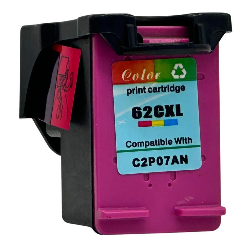 Tinta Compatible Hp 62xl Tricolor Remanufacturada C2p07ae