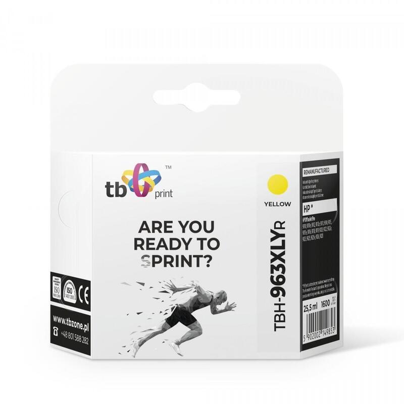 Tinta Compatible Hp Officejet    Pro 9020 Tbh-963xlyr Ye