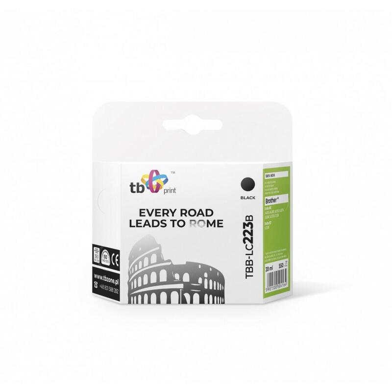 Tinta Compatible Para Brother Lc223   Tbb-Lc223b Bk
