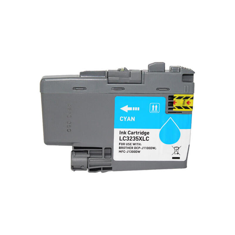 Tinta Compatible Para Brother Lc3235xl/Lc3233 Cyan Lc-3235xlc/Lc-3233c
