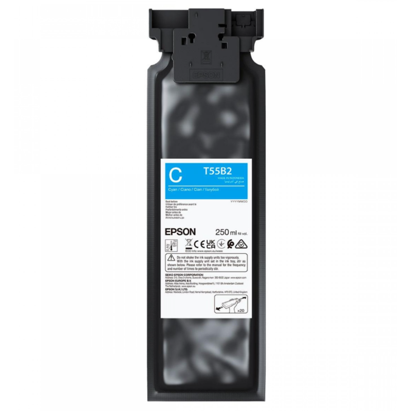 Tinta Epson Ultrachrome Dg2 Cyan T55b200 (250ml)