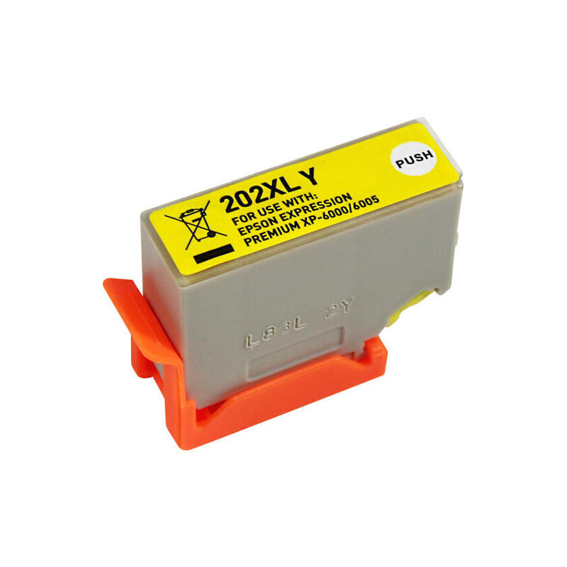 Tinta Generica Para Epson T02h4/T02f4 Yelow    (202xl) C13t02h44010/C13t02f44010