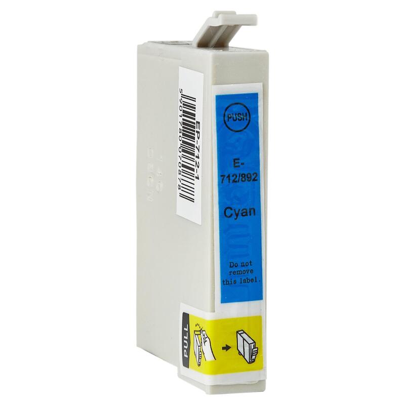 Tinta Generica Para Epson T0712 Cyan  C13t07124011 12 Ml Bulk