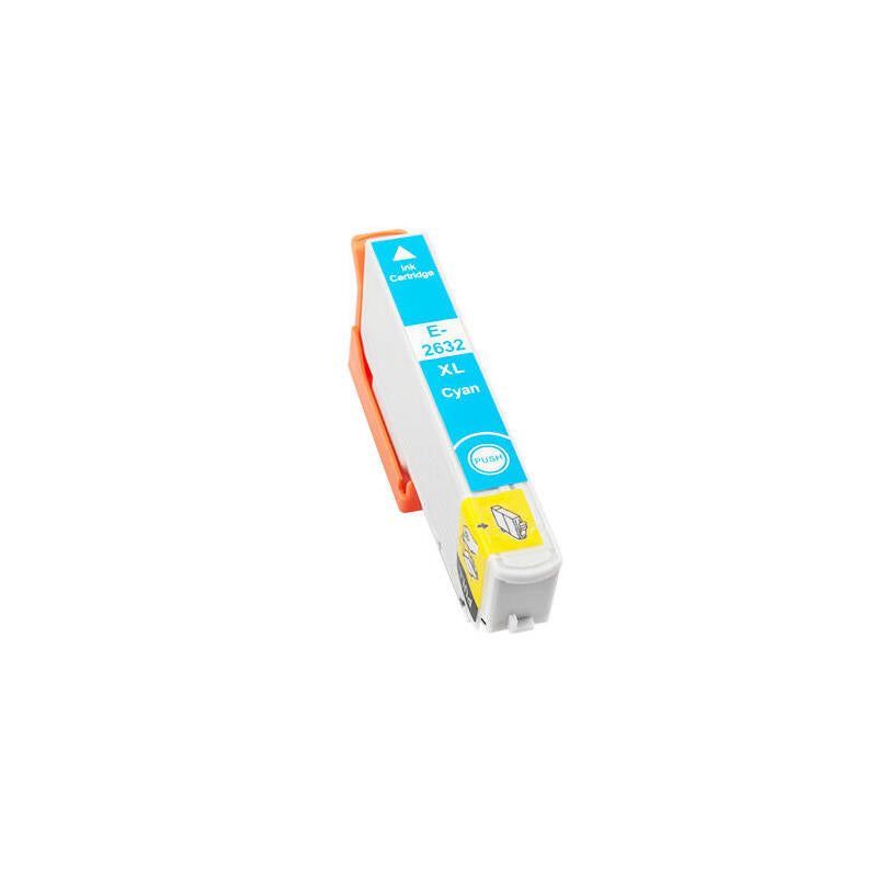 Tinta Generica Para Epson T2632/T2612 Cyan 26xl   C13t26324010/C13t26124010 Cyan