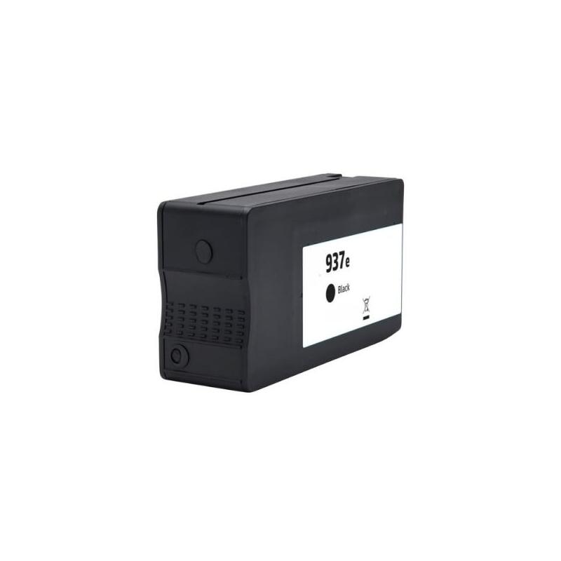 Tinta Hp 937e Xl Negro Reemplaza 4s6w9ne/4s6w5ne (Chip Reforzado Contra Actualizaciones)