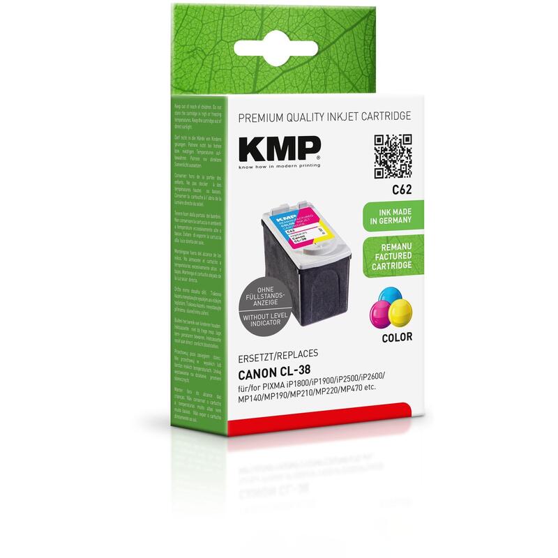 Tinta Kmp 3 Colores C M Y Ip 1800 1900 2200 2500 2600 - Mp 130 140 190 210 220 470 - Cl 38
