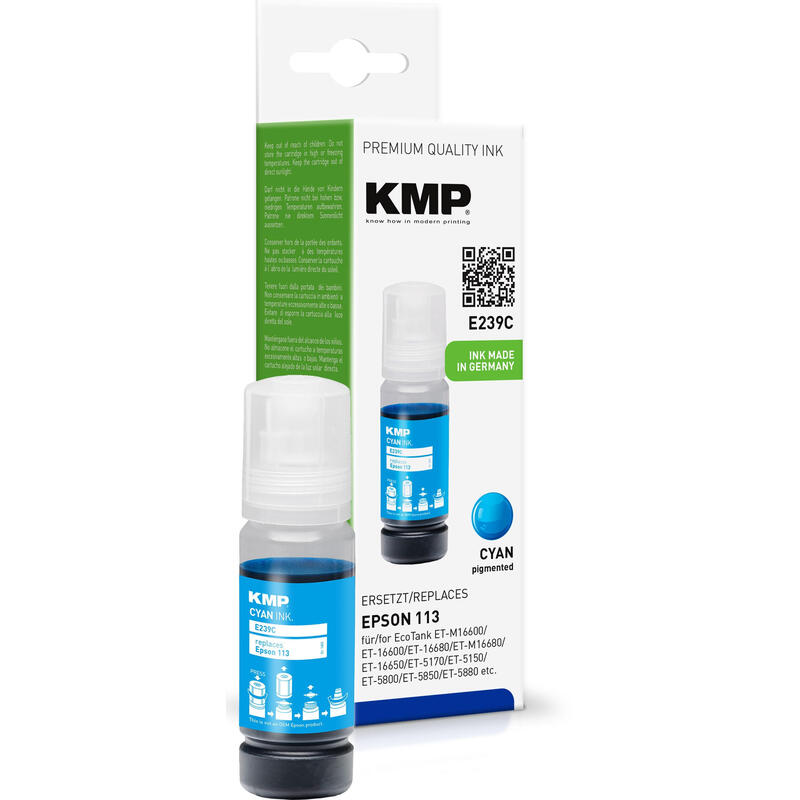 Tinta Kmp Epson T06b2 Cyan 6000 Copias E239c Remanufactured