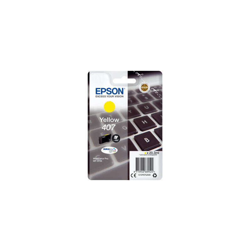 Tinta Original Epson 407l Amarillo