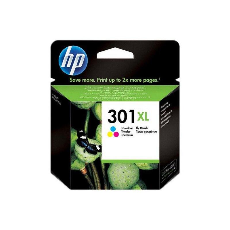 Tinta Original Hp 301xl Tri-Color (Pack De 10 Unidades)
