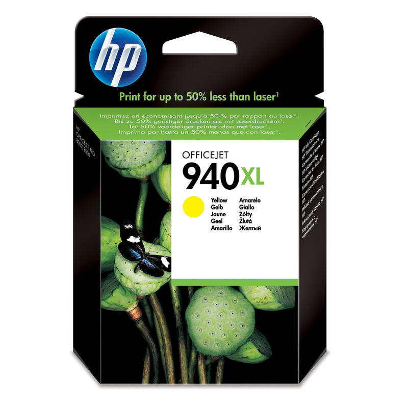 Tinta Original Hp Nº 940xl Yellow  Para Officejet Pro 8500 Series