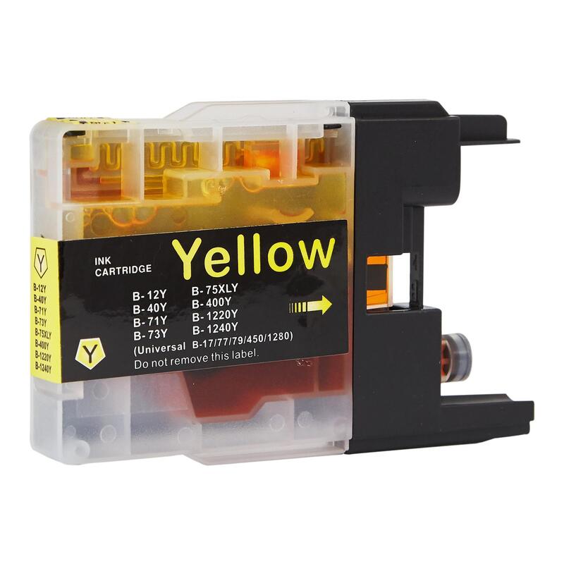 Tinta Para Brother Lc1240y Amarillo 10 Ml Bulk