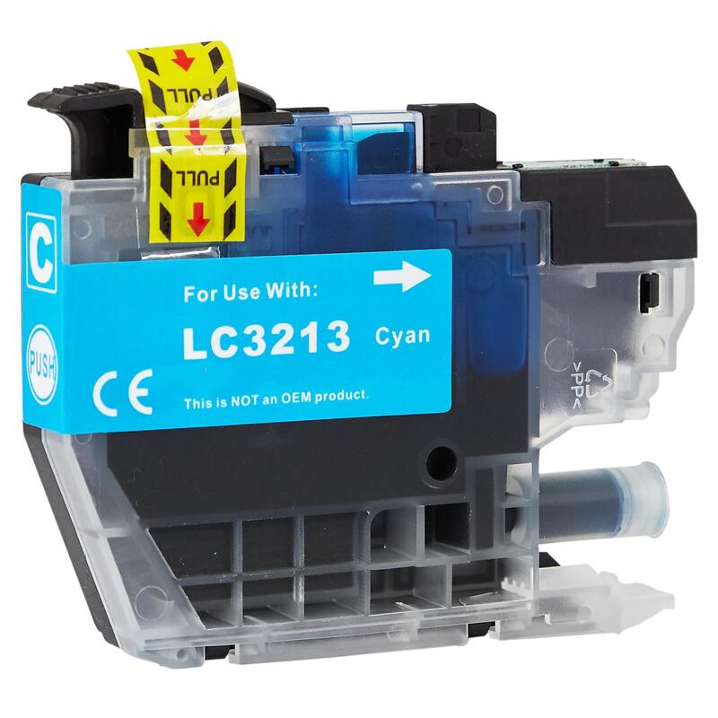 Tinta Para Brother Lc3213c Cyan 7 Ml Bulk