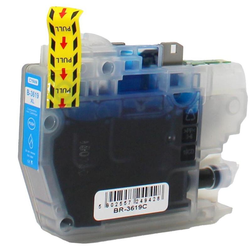 Tinta Para Brother Lc3619xlc Cyan 18 Ml Bulk