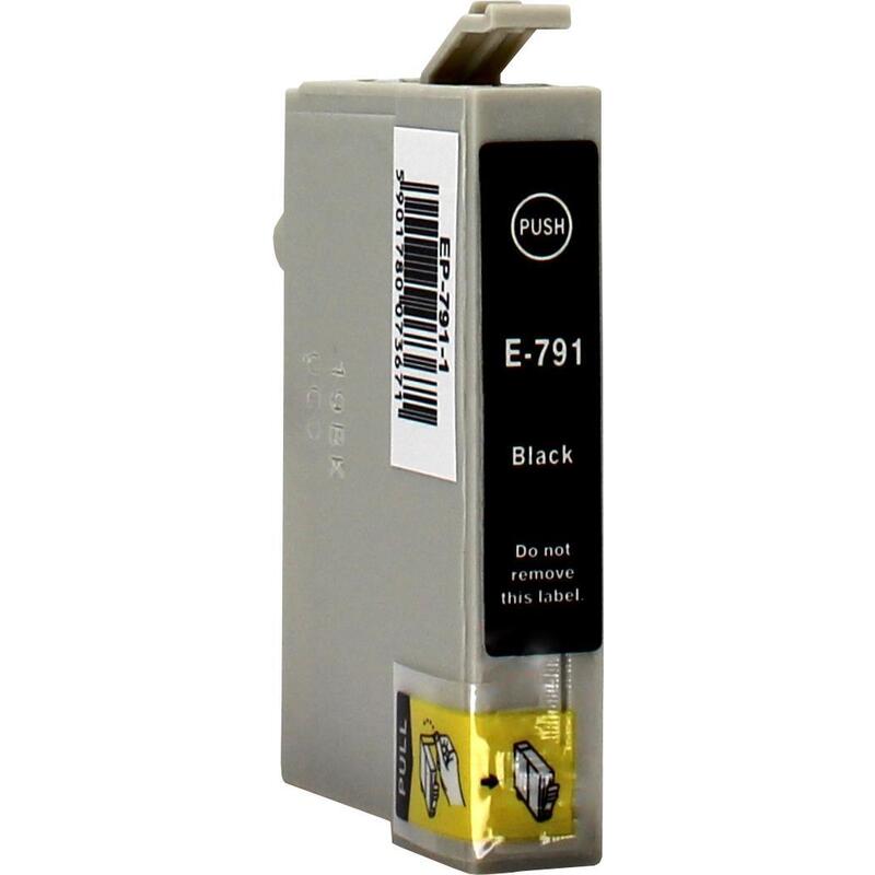Tinta Para Epson C13t07914010 / T0791 Negro 18 Ml Bulk