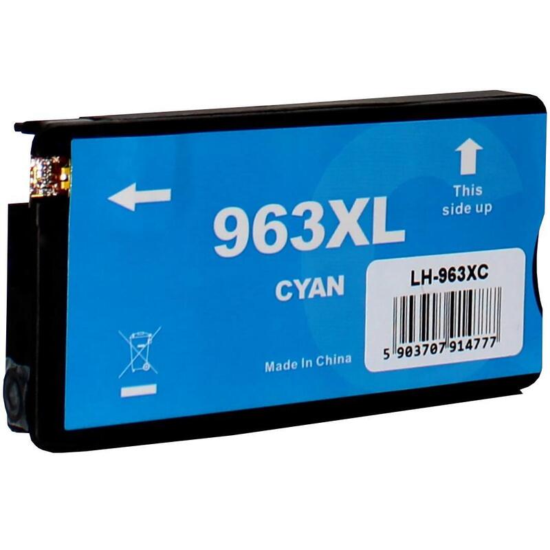 Tinta Para Hp 3ja27ae / 963xl Rem. Cyan 25 Ml Bulk