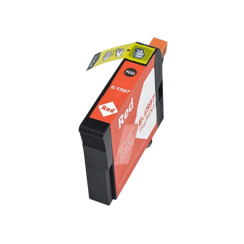Tinta Pigmentada Generico Para Epson T1597 Rojo  C13t15974010