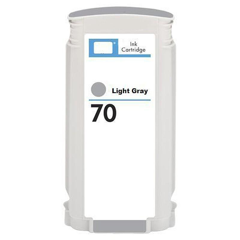 Tinta Pigmentada Generico Para Hp 70 Gris Claro  C9451a