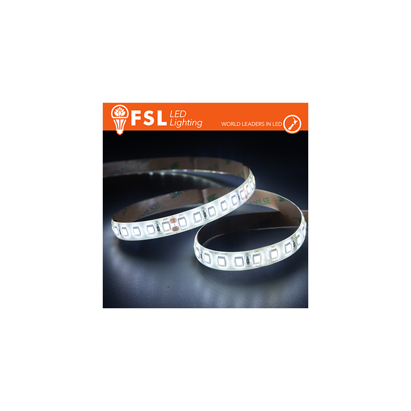 Tira Led 5m Ip65 Silicio 2835 24v - 6w/M 60led/M 6500k