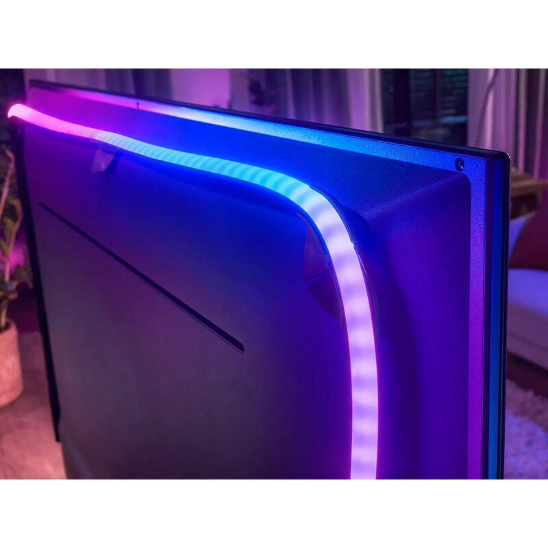 Tira Led Inteligente Para Tv Philips Hue Play Gradient Lightstrip 55'' Precisa Philips Hue Bridge Y Hue Sync