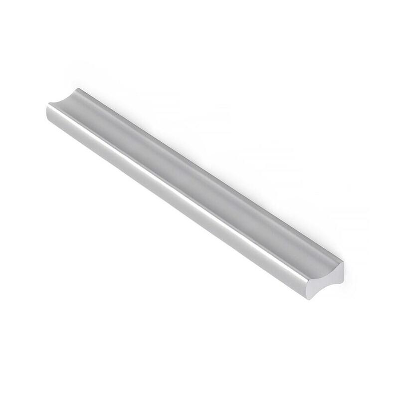 Tirador De Mueble Tipo Asa, Modelo 2279, De Aluminio Con Acabado Anodizado Mate, 128 Mm, Blíster 4 Uds