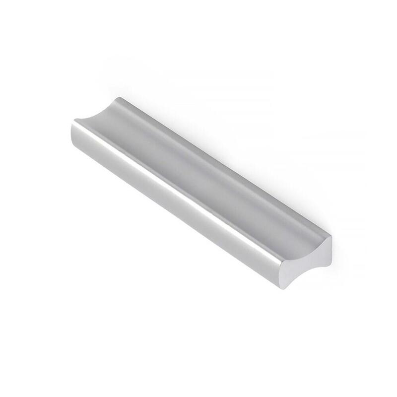 Tirador De Mueble Tipo Asa, Modelo 2279, De Aluminio Con Acabado Anodizado Mate, 64 Mm, Blíster 4 Uds