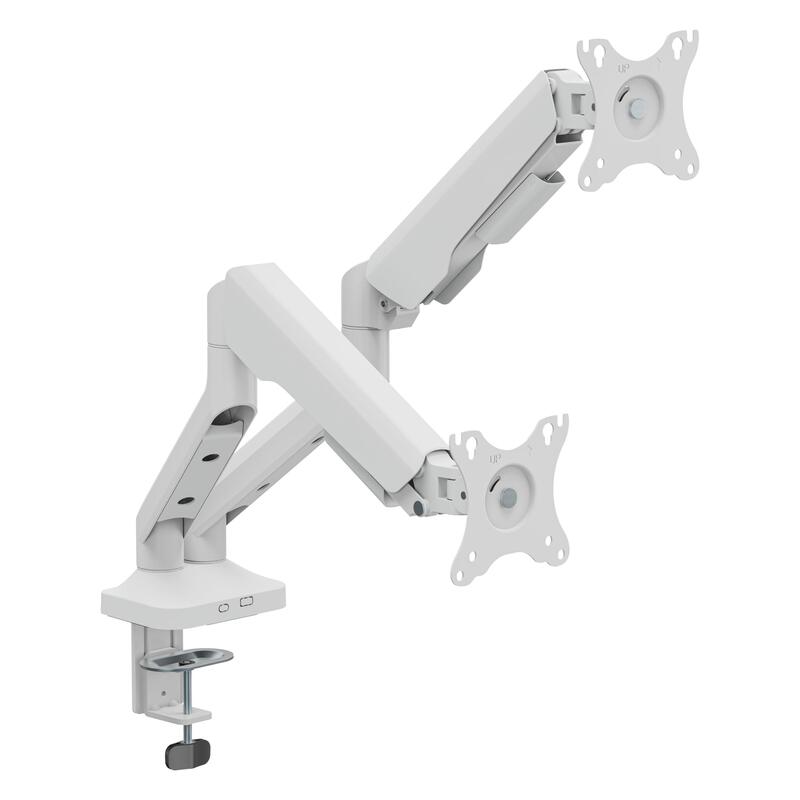 Tnb Ergo - Double Articulated Monitor Arm Support - White