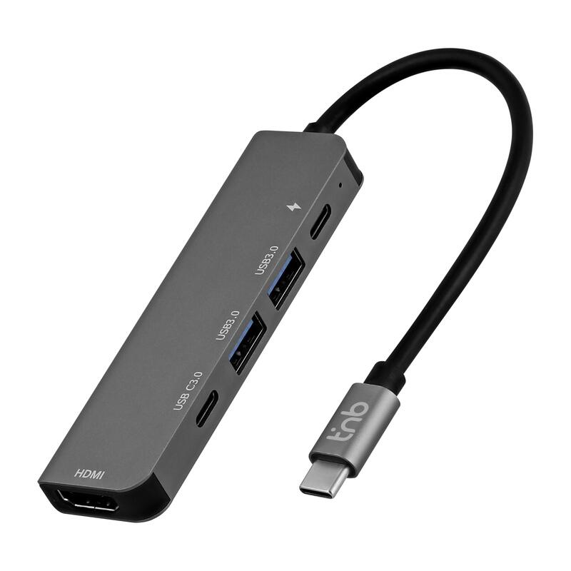 Tnb Iclick - Hub 5-In-1 Usb-C - Space Gray