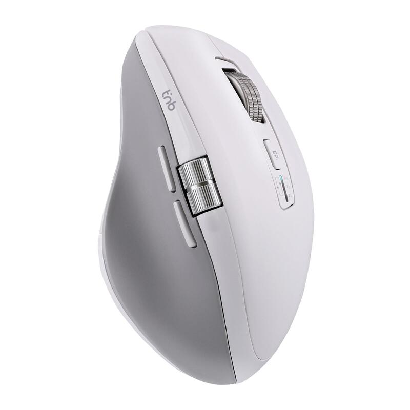 Tnb Infinitepro - Rechargeable Wireless Mouse With Dual Scroll Wheel - White
