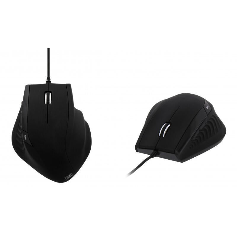 Tnb Muergo Raton Ergonomico Con Cable Y 6 Botones
