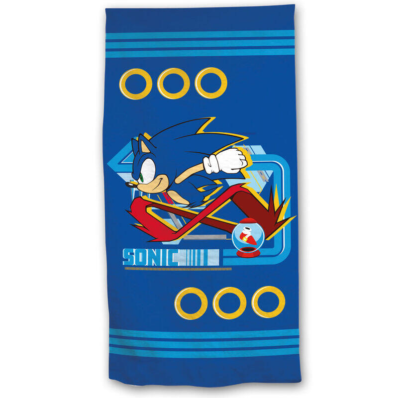 Toalla Sonic The Hedgehog Microfibra