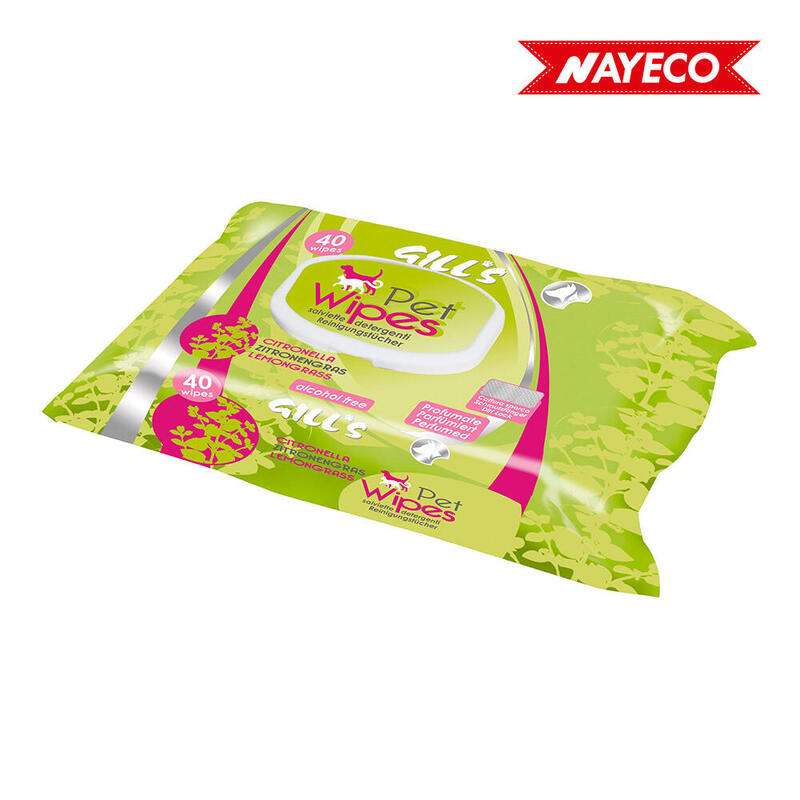 Toallitas Humedas Xl Aroma Citronela 40 Uds (30x20cm) Gill'S