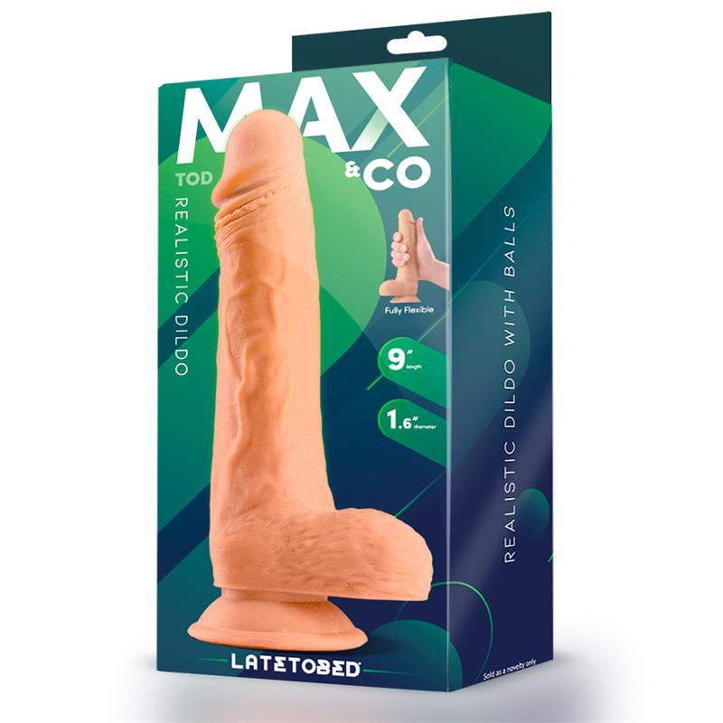 Dildo Realista Con Testículos Tod   9 Natural