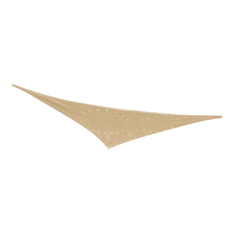 Toldo De Ocultación Con Led Solar Para Exterior 300x300x300 Color Beige 899179