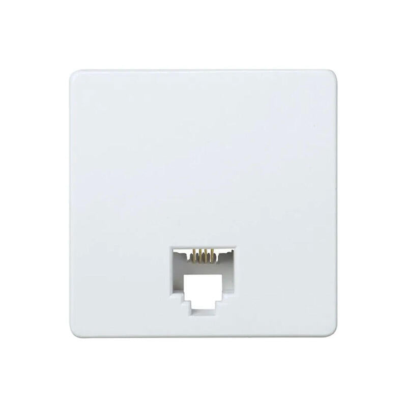 Toma Telefono 4 Hilos Serie 27 Blanco