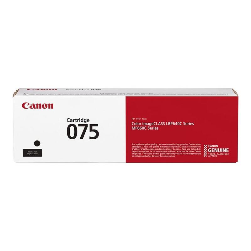 Tóner Canon Negro 075 Bk 6365c002  1400 Copias