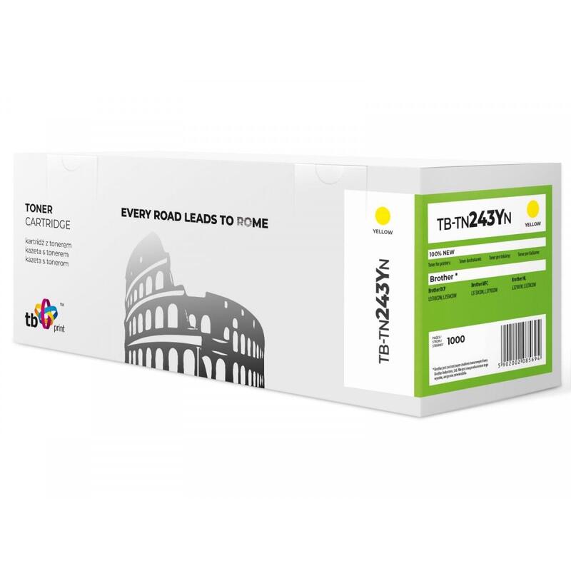 Toner Compatible Para Brother Tb243 Amarillo Tb-Tn243yn Ye 100% New