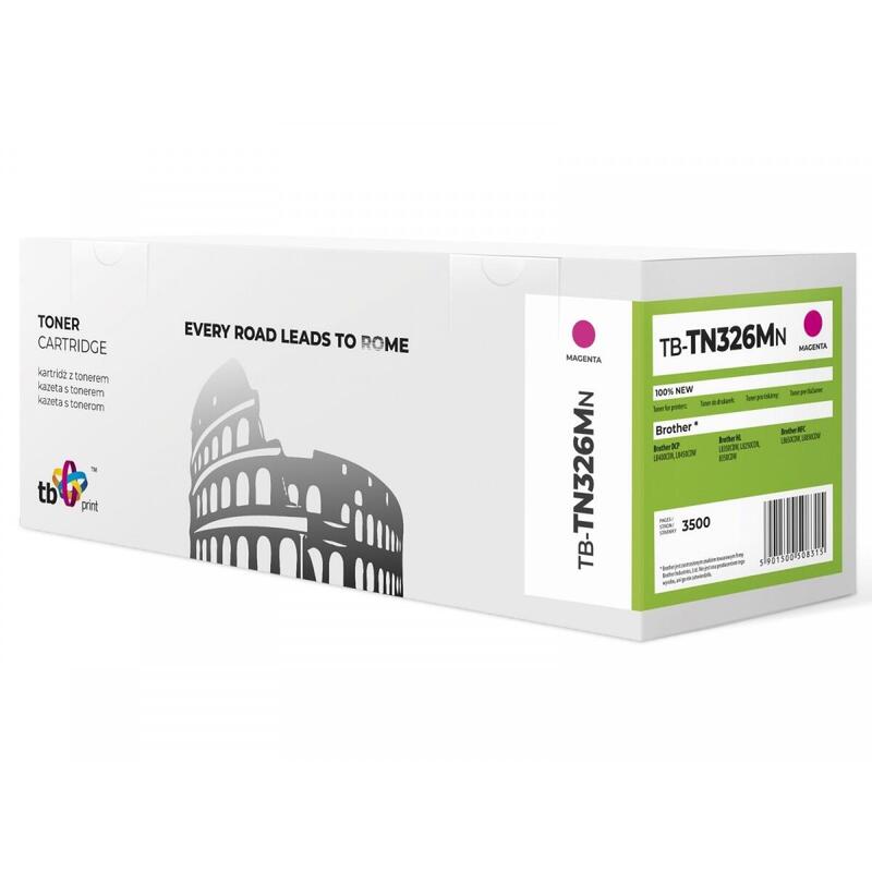 Toner Compatible Para Brother Tn326 M Tb-Tn326mn Ma 100% Ne