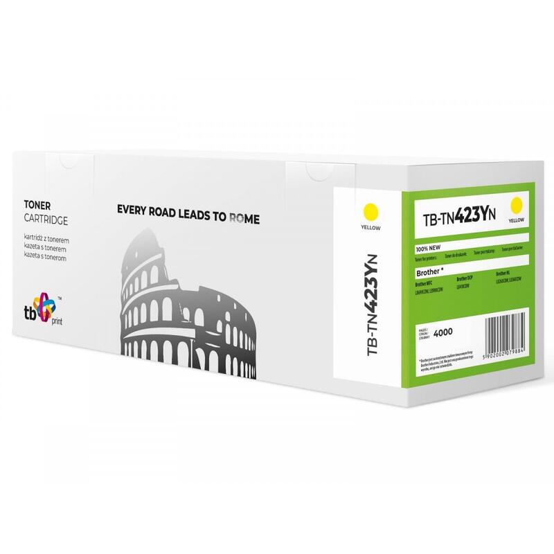 Toner Compatible Para Brother Tn423 Y Tb-Tn 423yn Ye 100% N